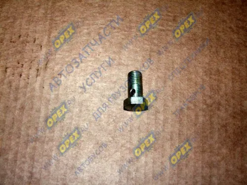 3105-3430100 Болт-штуцер С/И М14х25х1,5 MAN Bus (1970-2020); К=19 2отв.ф5 полый ГУР Газель,Соболь ГАЗ