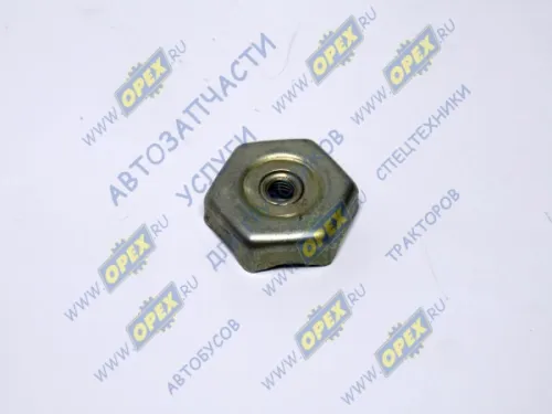3302-8406256 Гайка С/И М8х1,25 h=10 К=16 S=41х36 стопорная штыря капота (41х36х9) ГАЗ