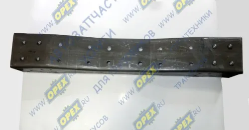 33104-2801080 Поперечина №1 рамы L=850 2кронштейна, ГАЗ-33104 "Валдай" (848х133х121) ГАЗ