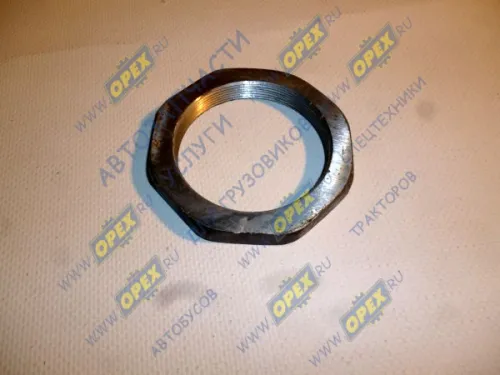 53-2401052-01 Гайка ГОСТ-22354 М64х1,5 К=82 h=8 подшипника задней ступицы без штифта ГАЗон Некст,Валдай,ГАЗ-3306,3307,3308,3309 (0х0х11) ГАЗ2