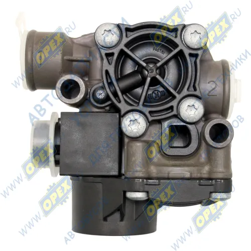 ВR9156-К0384511 Кран модулятор ABS тягача, байонет (DIN)72585, DAF LCV (1970-2020), IVECO LCV (1970-2020), VOLVO FH12 (1993-2020) MAN Bus (1970-2020), MB Accelo (2003; ГАЗ-3308,3309 (Knorr-Bremse) ГАЗ3