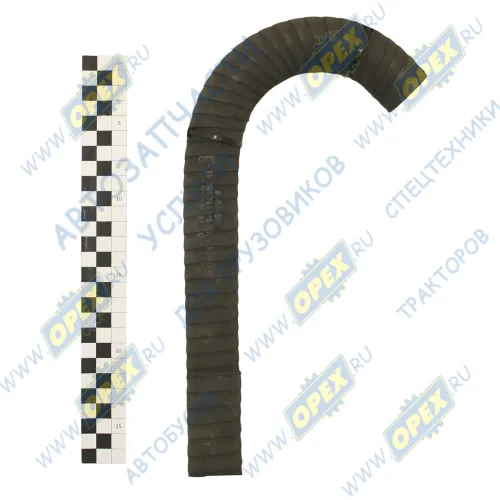 С41R16-1118385-10 Шланг (патрубок) кривой (1 изг.) ф25х35 L=410 клапана ТКР турбокомпрессора ГАЗон Некст дв.ЯМЗ-534 ГАЗ1