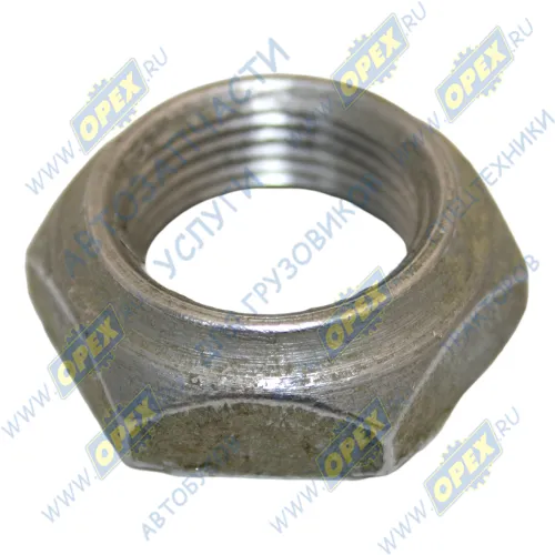 52-1701247 Гайка ГОСТ-8918 М22х1,5; h=12 К=32 вторичного вала ГАЗ 53 с буртиком ГАЗ