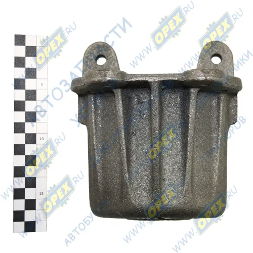 33027-2902445 Кронштейн передней рессоры передний левый (чугун) L=180х155; 1отв.ф45 Газель полный привод ГАЗ2