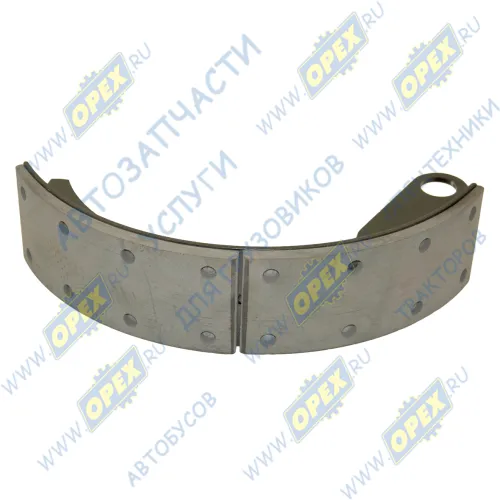 3308-3502090 Колодка тормозная задняя ГАЗ-66,3308 L=550; S=80 (340х82х190)1отв. без выреза ГАЗ