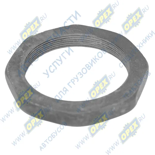 53-2401052-01 Гайка ГОСТ-22354 М64х1,5 К=82 h=8 подшипника задней ступицы без штифта ГАЗон Некст,Валдай,ГАЗ-3306,3307,3308,3309 (0х0х11) ГАЗ