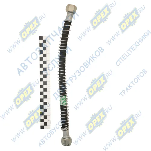 5336-3506187-10 ГА МБС Шланг тормозной МАЗ L=355мм (гайка-гайка); (в пружине) Гарант-Авто1