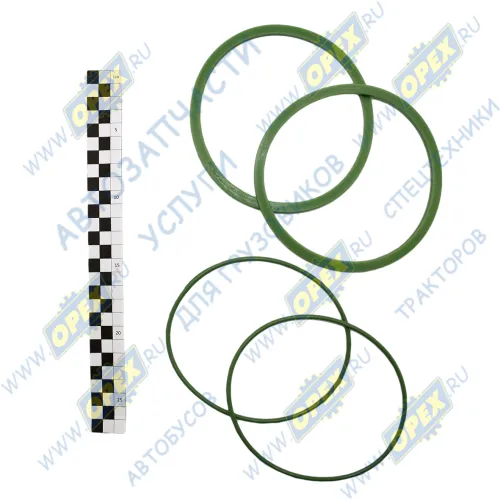 7406 -1017001ЕВРО РМК масляного фильтра Камаз ЕВРО (7406-1012083 + 7406.1012086)(2позиции, 4детали); (СИЛИКОН) зеленый Гарант-Авто1
