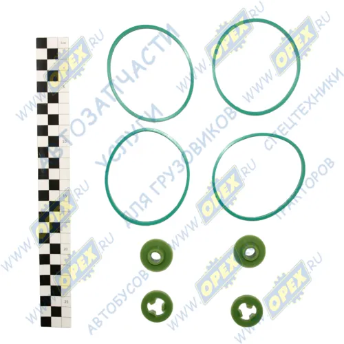 РК-1117119 РМК фильтра тонкой очистки топлива КамАЗ (3 поз./6 дет.); силикон МБС (черно-синие) Гарант-Авто1