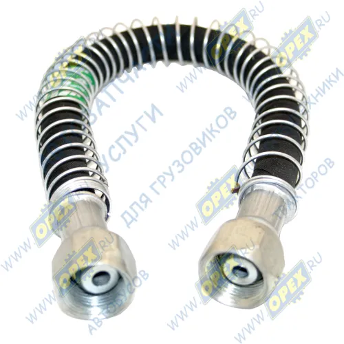 5336-3506187-10 ГА МБС Шланг тормозной МАЗ L=355мм (гайка-гайка); (в пружине) Гарант-Авто
