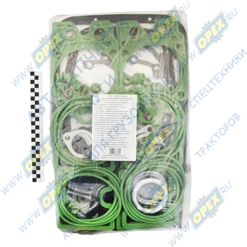 7406-10004 РМК прокладок на ДВС (двигатель) КАМАЗ Евро-1,2 полный;  СИЛИКОН зеленый Гарант-Авто