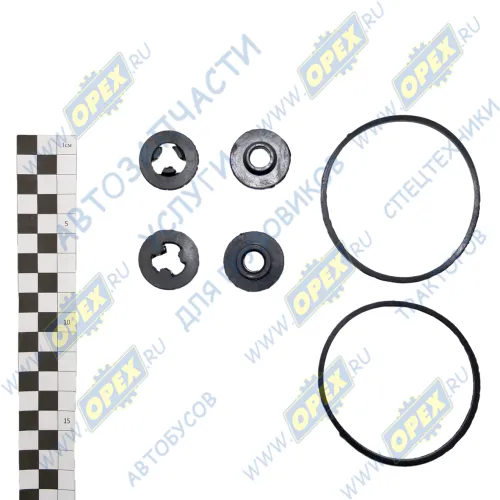 РК-1117119 черн РМК фильтра тонкой очистки топлива КамАЗ (3 поз./6 дет.); резина (черный) Гарант-Авто2