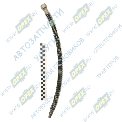 500-3506060-Б2 Шланг тормозной L=520 Г=М20+К24/Ш=М14+К14 (в пружине) МАЗ-5335 передней камеры;  L=500 ф16 Г=М20+К24/Ш=М12+К14 Гарант-Авто1