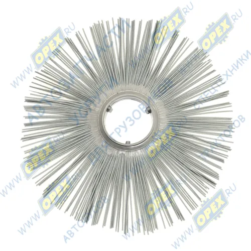 ДЩ120х550-БП Диск щеточный ф120х550 беспроставочный /полипропилен/; 50/50,серо-зеленый Гепард