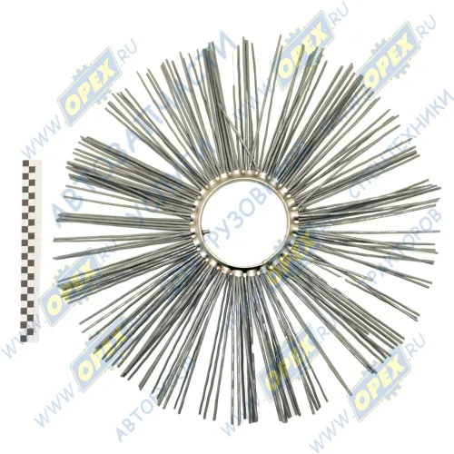 ДЩ120х550-МС Диск щеточный ф120х550 (полипропилен) МС; 50/50,зеленый Гепард