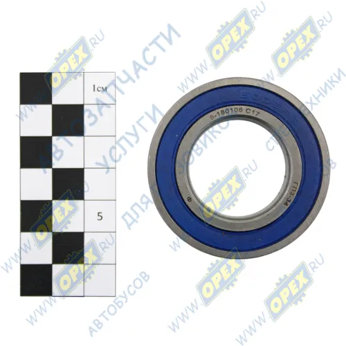 180106 С17 (6006 2RS) Подшипник 30х55х13 шарик.радиал. 1-ряд. (закрытый) ГПЗ-341
