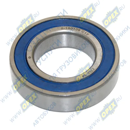 180106 С17 (6006 2RS) Подшипник 30х55х13 шарик.радиал. 1-ряд. (закрытый) ГПЗ-34