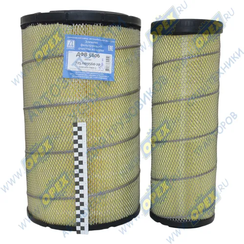 ДФВ 5806 Фильтр воздушный КОМПЛЕКТ AF25627+AF25468, AF25454+AF25468, P777868+P777869, P783171+P783172, P781741+P780768, 1010601492+1010601493 ДЗАФ2