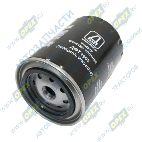 ДФТ 1902 Фильтр топливный A=93 B=62 C=71 H=147 M18х1.5 RVI Keraх, Magnum, (DCI11: Евро-3), МАЗ, IVECO Bus (1970-2020), RVI LCV (1970-2020); WDK 940/1 h=140,ф96 аналог WK 940/20,WDK 940/1 ДЗАФ