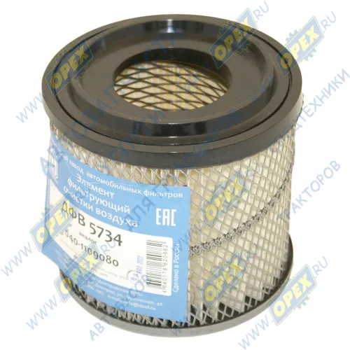 ДФВ 5734 Фильтр воздушный (элемент) ЭФВ внешний основной ф158, Н=152 (низкий) УАЗ-3741,3962,2206,3309,3303 инжектор ДЗАФ