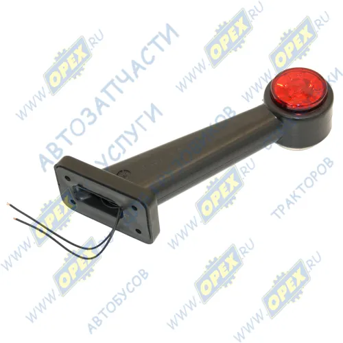 ГФ3.5 LED1-20 Фонарь габаритный (красно-белый) ф60 L=230; угол 45 градусов; ф60 L=230; угол 45 градусов светодиод.(хрусталик) Евросвет