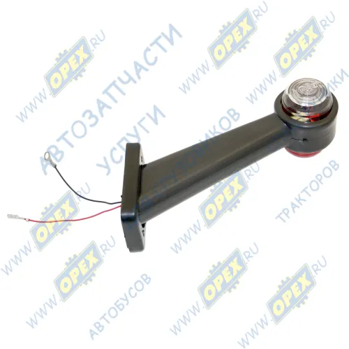 ГФ3.5-20 П 24V Фонарь габаритный (красно-белый) ф60 L=230; угол 45 градусов Евросвет1