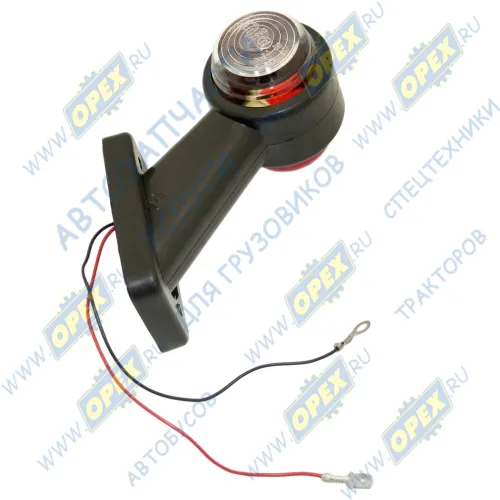 ГФ3.4-00 Фонарь габаритный (красно-белый) (Е-205); ф60 L=150; угол 45 градусов Б/Л Евросвет