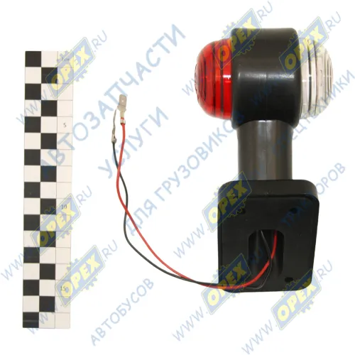 ГФ3.4-00 Фонарь габаритный (красно-белый) (Е-205); ф60 L=150; угол 45 градусов Б/Л Евросвет1