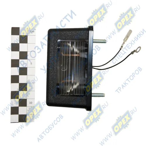 ЕС 12.02 Фонарь освещения номерного знака 12В; б/л черн.пластик Евросвет1