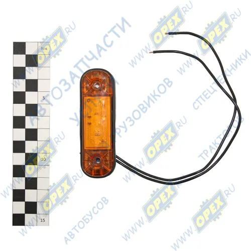 ГФ22 LED О Фонарь габаритный оранжевый 84х24 светодиод; (перед. задн. габариты,освещение подножки,салона) Евросвет