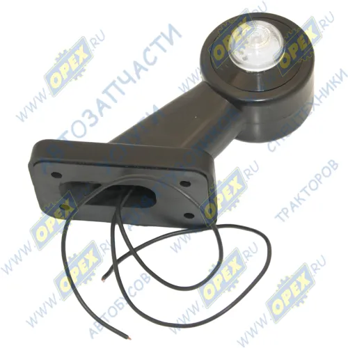 ГФ3.4 LED2-20 Фонарь габаритный (красно-белый) (Е-205); ф60 L=150; угол 45 градусов б-кр. (глазок) Евросвет