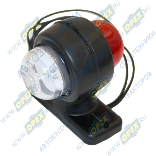 ГФ3.21LED-01 Фонарь габаритный и контурный; 12/24В красный/белый (рас.прозр.) стойка малая Евросвет
