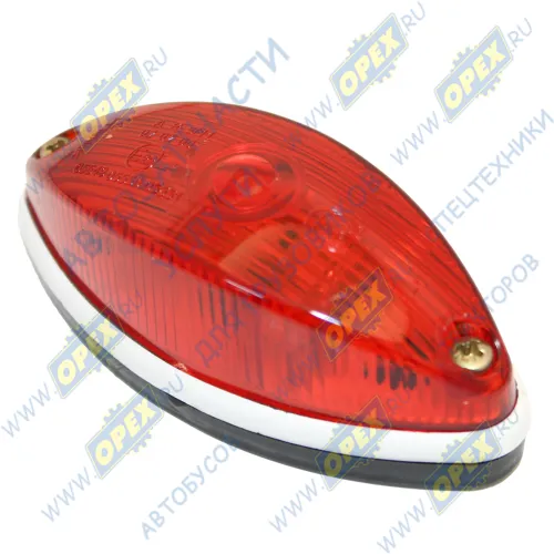 ГФ 2 К-LED Фонарь габаритный (контурный) овальный; 12/24В светодиод красный 105х48 Евросвет