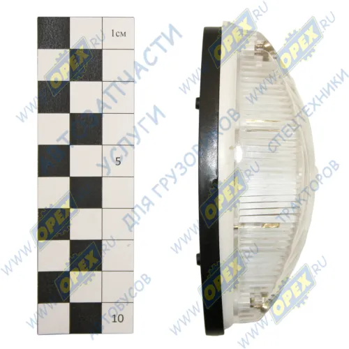 ГФ 2 Б-04 Фонарь габаритный (контурный) овальный; Б/Л (белый) 105х48 Евросвет1