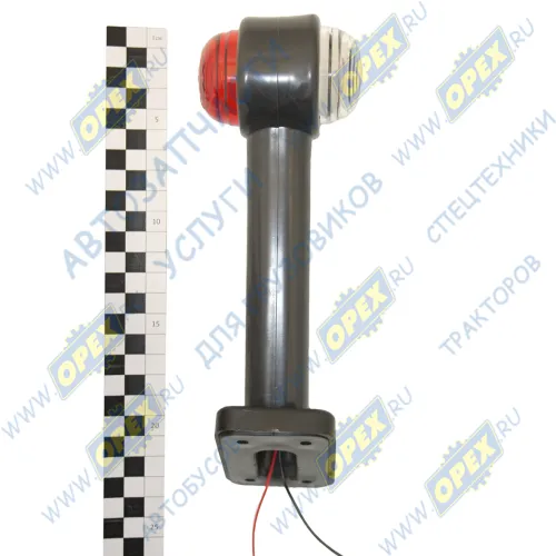 ГФ3.5-20 П 24V Фонарь габаритный (красно-белый) ф60 L=230; угол 45 градусов Евросвет2