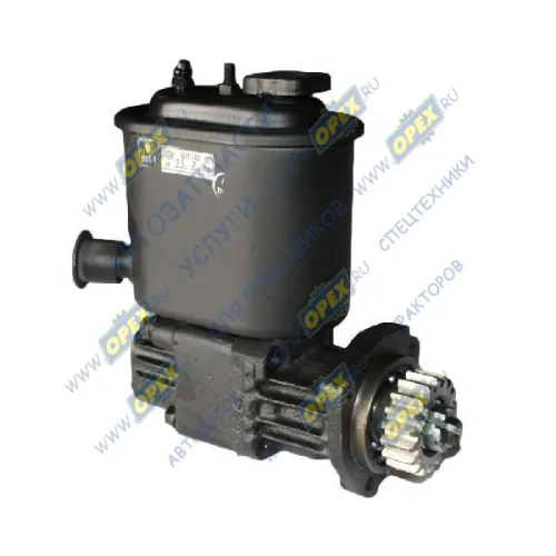 4310-3407200-02 Насос гидроусилителя (ГУРа) КАМАЗ в сборе с бачком и шестерней отвод М24 KAMAZ 4310 1979-/ LIAZ 5256 ЕлецГидроПривод