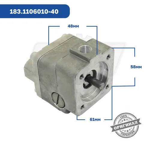183.1106010-40 Насос топливный ПЖД600И в сборе ИнТа-Центр3
