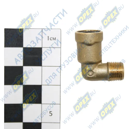 9500 6-02-С Фитинг (угольник); Рнаруж=М10х1/ трубка ф6х1,0мм; (цанга) КАМАЗ-УВК1