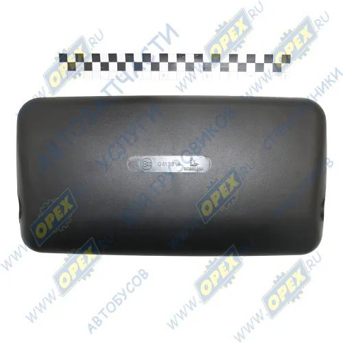 САКД458201.100-01 Зеркало (ПВХ) боковое КАМАЗ,МАЗ основное сферическое с подогрев.,эл.привод 24V 380х199 КАМАЗ-УВК1