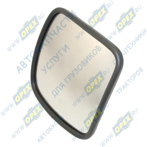 САКД458201.030-01 Зеркало (ПВХ) боковое КАМАЗ,МАЗ широкоугольное сферическое без обогрева (227х227х83) КАМАЗ-УВК