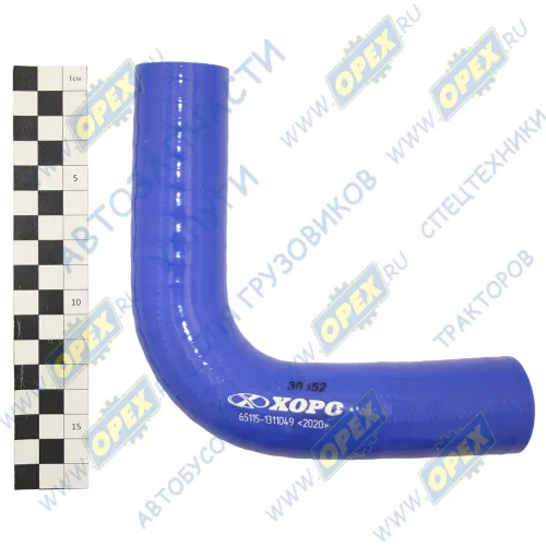 65115-1311049 Шланг (патрубок) кривой (2 изг.) ф30х38 L=290 расширительного бачка Камаз Евро КАМАЗ-УВК1
