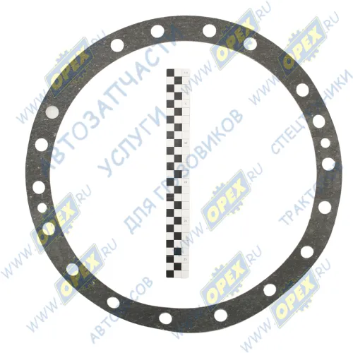 5320-2402034 Прокладка ф340х410; 18отв.ф16/2отв.ф12 картера редуктора ЗМ КАМАЗ-УВК