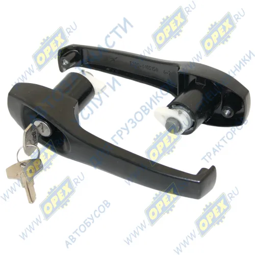 5320-6105040-10 Ручка двери наружняя КАМАЗ (комплект 2шт) с ключами н/о КАМАЗ-УВК