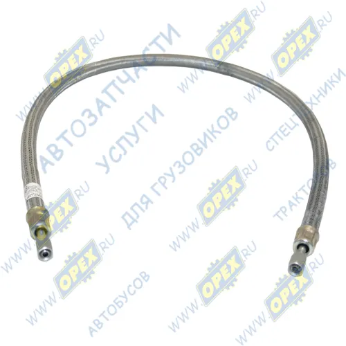 4310-3125050-20 Шланг тормоз. ф13 L=860 Г=М10+К12/Г=М10+К12 подвода воздуха к шинам прямой; в броне КАМАЗ-УВК1