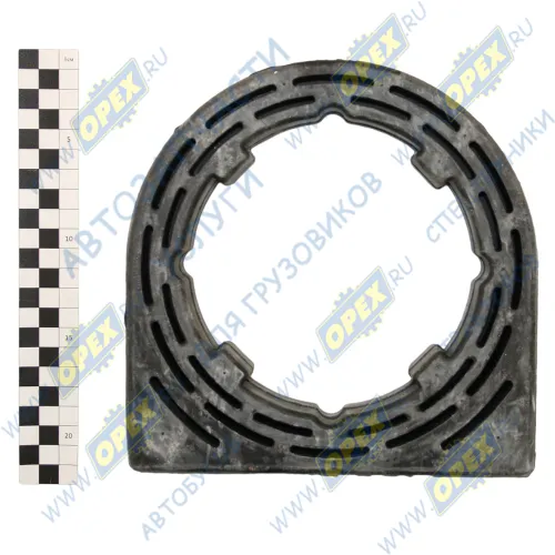 4325-2202085 Подушка (РТИ) L=190х190 h=40 фвнутр=140 опоры подвесного подшипника КАМАЗ-53229 КАМАЗ-УВК1