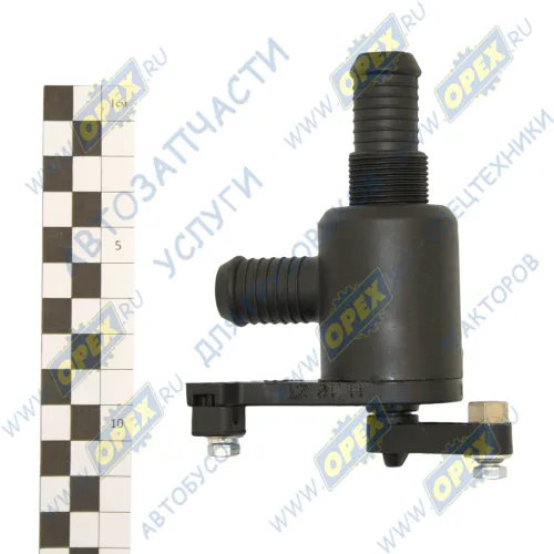 1001-8105160 Кран 78х60 Рнаруж=М22х1,5/d=18/18 с рычагом отопителя Камаз; (пластик) КАМАЗ-УВК1