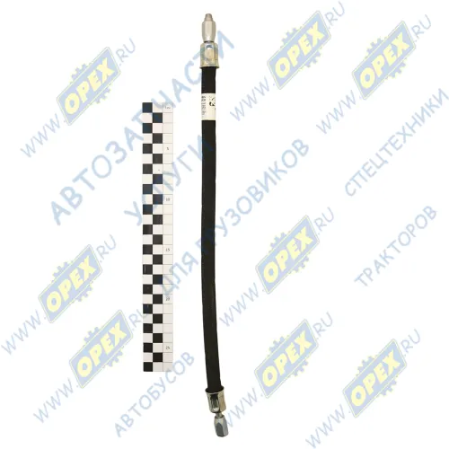 5320-3506368-10 Шланг тормоз. ф12 L=420-430 Г=М10+К13/Г=М10+К13 соедин.1-й, подкабинный КАМАЗ-УВК1