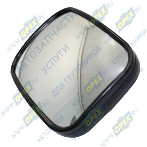 САКД458201.060-01 Зеркало боковое КАМАЗ,МАЗ широкоугольное сферическое (250х180) с подогревом (дополнит.) КАМАЗ-УВК1