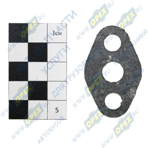 740.1011091 Прокладка ромбич. 48х30; фвнутр=10; 2отв.ф8, заднего фланца насоса КАМАЗ-УВК