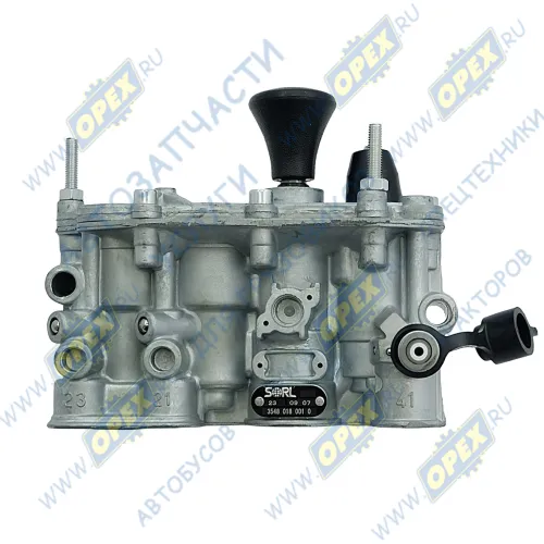 35480180010 Кран управляющий подъемом дополнительного моста BPW (1970-2020), DAF LCV (1970-2020), FRUEHAUF (1970-2020), SAUER ACHSEN (1970-2020), SCANIA LCV (1970 КАМАЗ-УВК